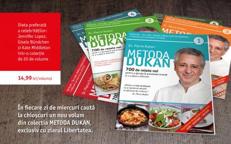 Editura Litera lansează colecția METODA DUKAN, în 20 de volume
