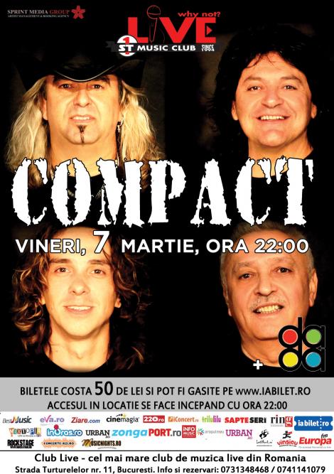 Concert COMPACT, pentru 8 martie!