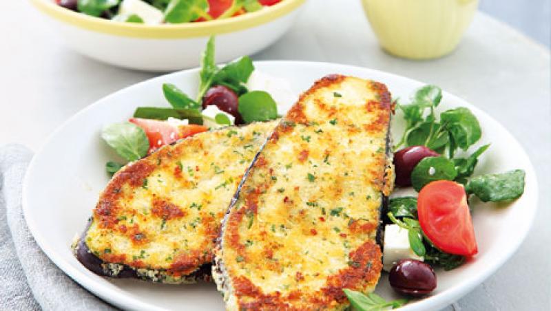 Rețeta lui Vlădutz: Șnițel în stil grecesc