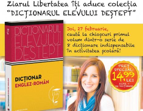 Editura Litera lansează colecția Dicționarul Elevului Deștept, în 8 volume