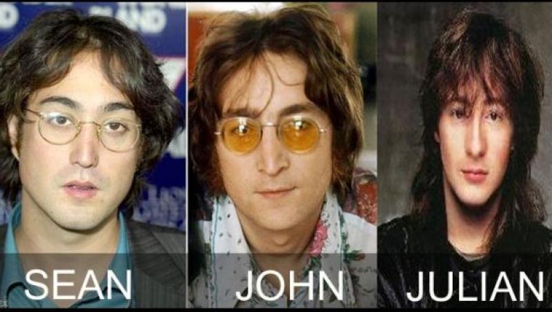 John Lennon, Sean Lennon, Julian Lennon