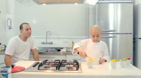 EMOȚIONANT! La opt ani, un băiețel bolnav de cancer are propriul show culinar
