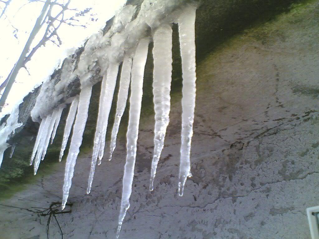 Ţurţurii, armele mortale de deasupra trotuarelor