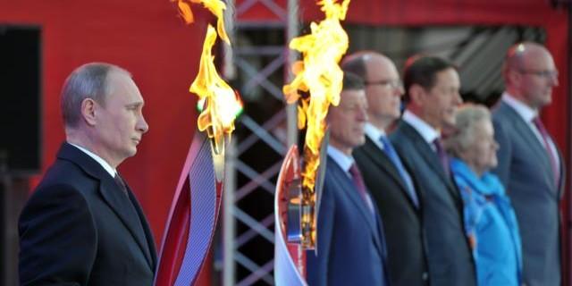 Jocurile Olimpice 2014, Soci | Flacăra olimpică a ajuns la Maikop