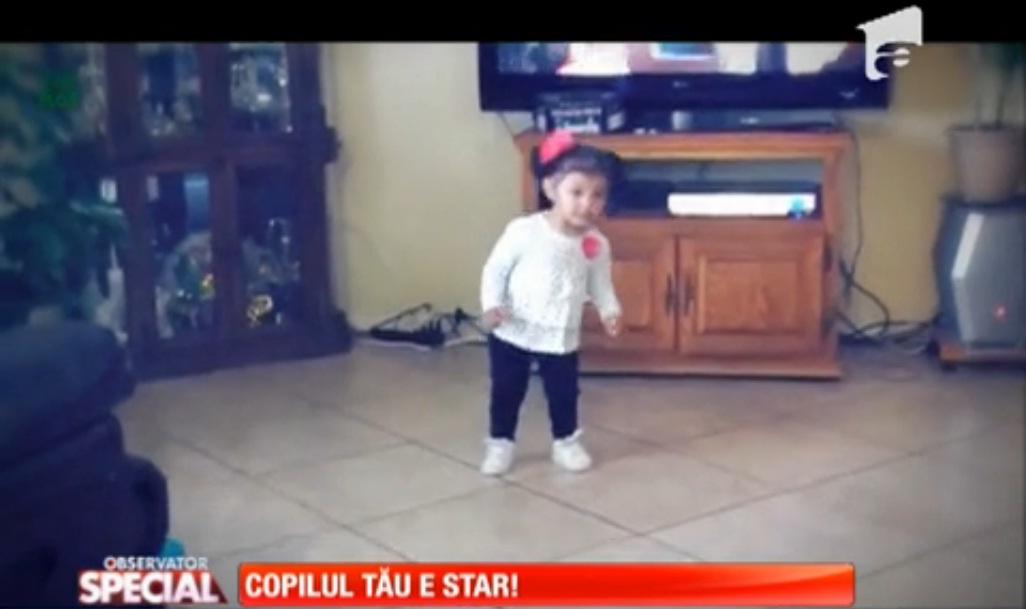 Copiii devin maeștri ai dansului c&acirc;nd aud melodiile preferate