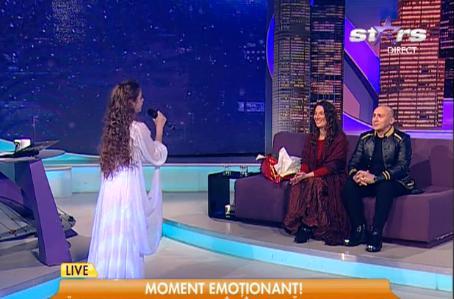 Vocea ei te va face să tremuri! Catinca, faţă &icirc;n faţă cu idolul său, Dulce Pontes