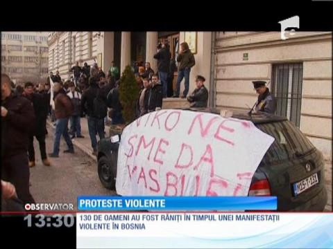 Proteste violente &icirc;n Bosnia