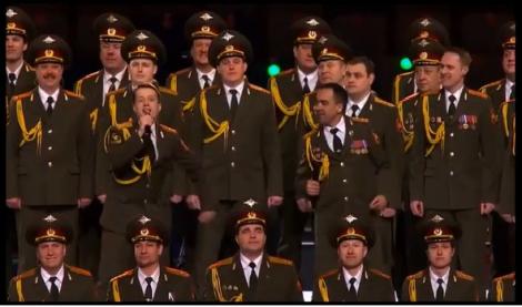 Corul Ministerului de Interne rus a cântat ”Get Lucky”, în deschiderea Olimpiadei