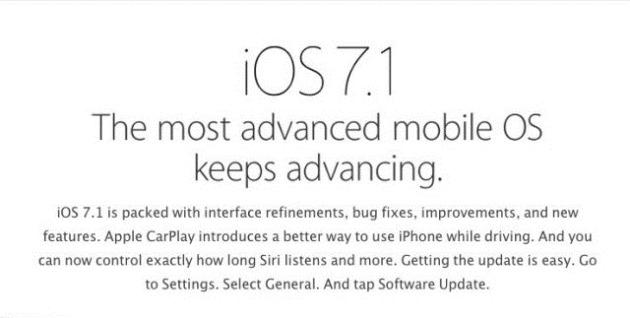 Apple lansează noul iOS 7.1 – momentan, nu suportă jailbreak