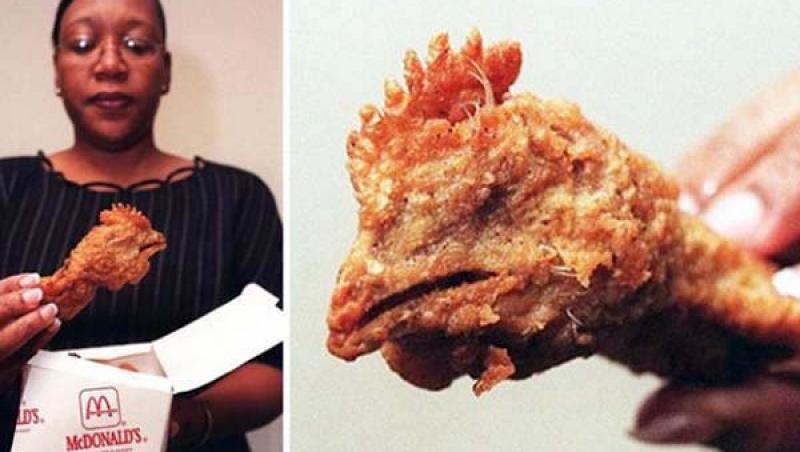 Nu mai mănânci cu zilele! BROAŞTE în salată, VIERMI în bomboane şi CAP DE GĂINĂ printre bucăţile de pui