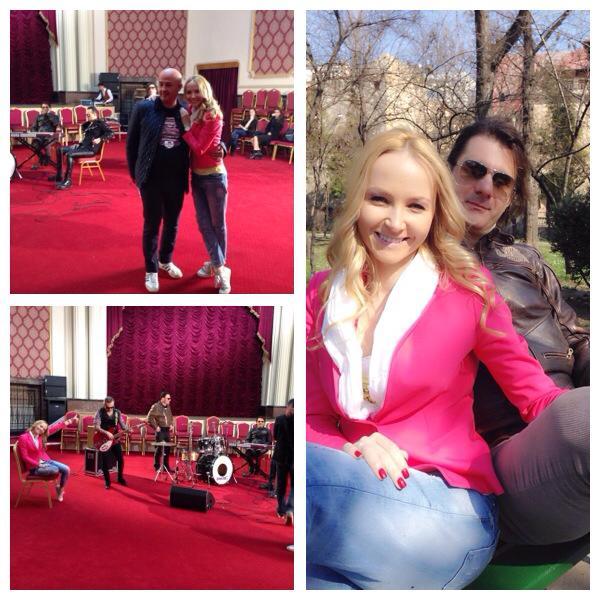 "De ce iubim?" Ne răspunde Octavia Geamănu. Vedeta a luat parte la filmările noului videoclip al trupei Direcţia 5