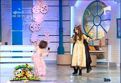 Prinţesele de la Next Star, Anastasia şi Ştefania Ivanov, i-au cucerit pe Răzvan şi Dani!