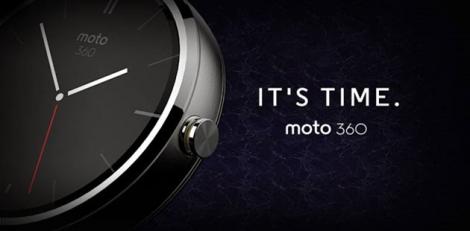 Motorola Moto 360 este primul smartwatch pe tehnologie Android Wear