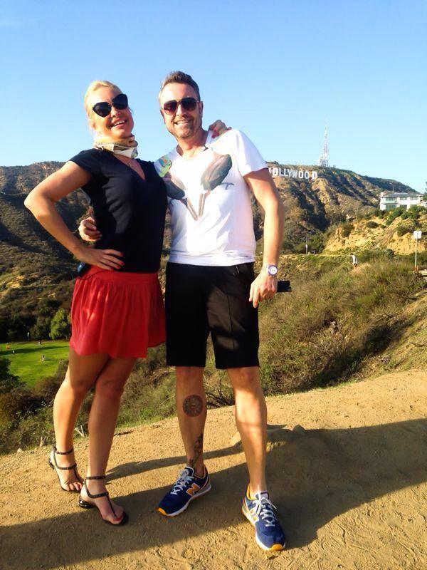 Vacanţă de vis! Vica şi Cătălin Botezatu au Hollywood-ul la picioare