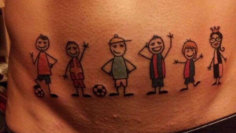 FOTO: N-o să uite niciodată echipele la care a jucat! Ce tatuaj şi-a făcut un jucător italian