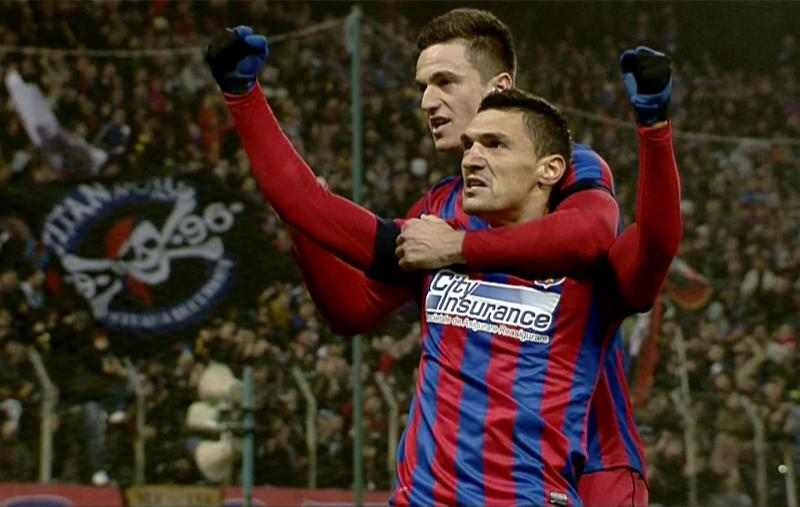 "Manita" roş-albastră! Steaua a c&acirc;ştigat categoric derby-ul cu Dinamo din Cupa Rom&acirc;niei