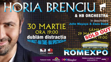 Pe 29 şi 30 martie, 3SE, Pepe şi Antonia cântă cu Horia Brenciu, la Romexpo