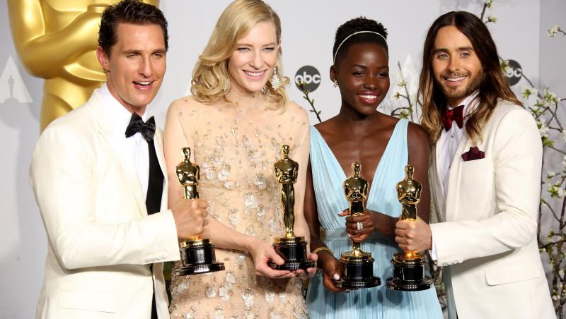 Matthew McConaughey, Cate Blanchett, Lupita Nyong'O şi Jared Leto