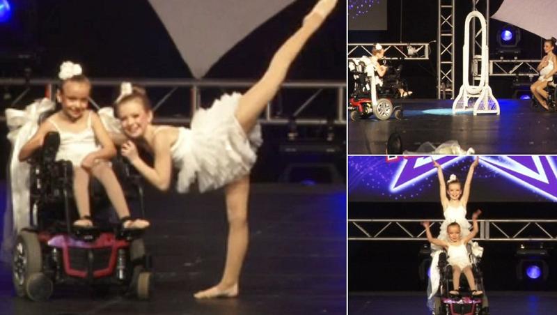 Îți vor da lacrimile pe loc! Dansul unor surori în scaun cu rotile (VIDEO)