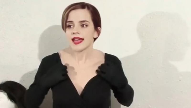 VIDEO! Emma Watson se transformă în voluptoasa Sofia Vergara
