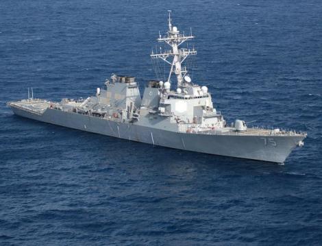 PENTAGONUL CONFIRMĂ: Un avion militar rus a urmărit nava USS Donald Cook în Marea Neagră