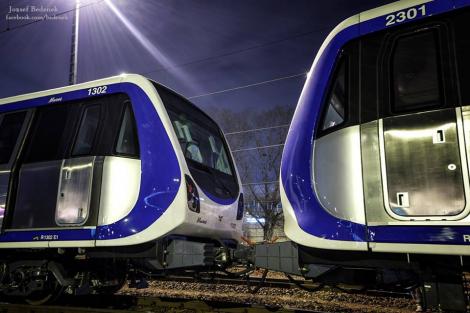 FOTO: Iată cum arată noile trenuri de METROU: Vor intra în circulație în luna mai!