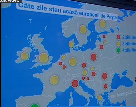 Spaniolii au cele mai multe zile libere de Paște