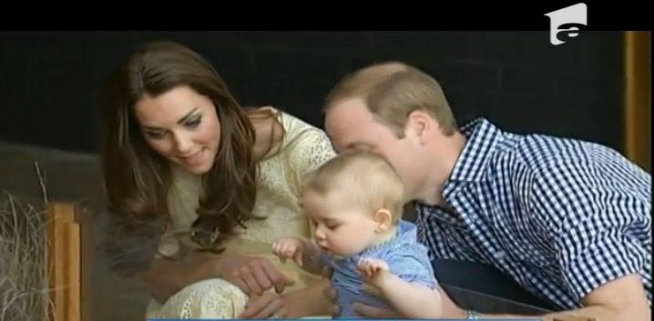 Prinţul George, &icirc;n vizită  la Grădina Zoologică din Sydney!
