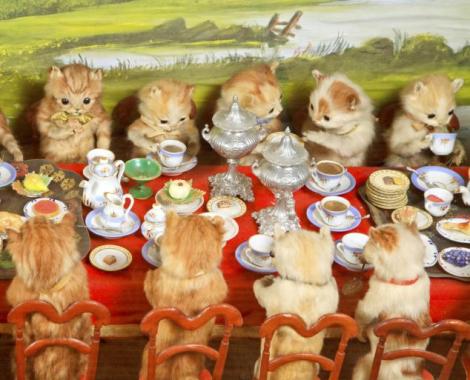 Simpatici sau înfricoșători? Bun venit în lumea în care pisicile beau ceai, iar iepurii croșetează!