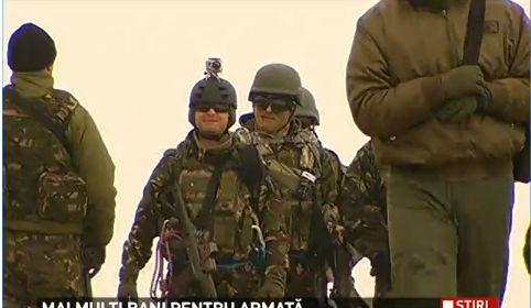 Armata va primi mai mulţi bani la prima rectificare bugetară din acest an