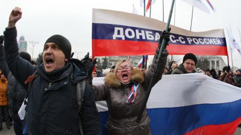 Atmosferă tensionată la Donețk: Confruntări violente, între separatiști și manifestanți europeni!