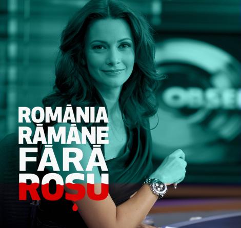 Foto! Prezentatorii Observatorului, în campania "Donează Roşu pentru România!"