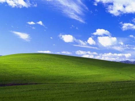 Cea mai populară imagine din lume, desktop-ul lui Windows XP