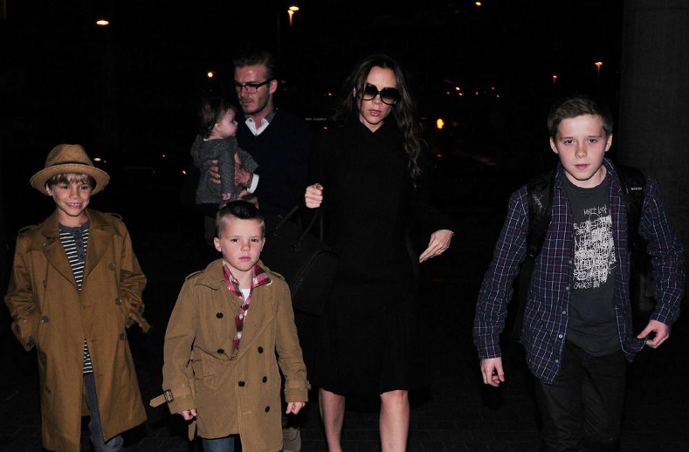 Copiii familiei Beckham au fost desemnaţi cei mai eleganţi copii de celebrităţi din lume