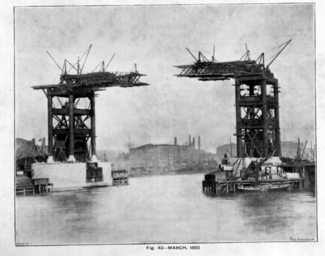 Galerie FOTO de acum 120 ani! Primele imagini de la construirea Tower Bridge, "Mândria Londrei"