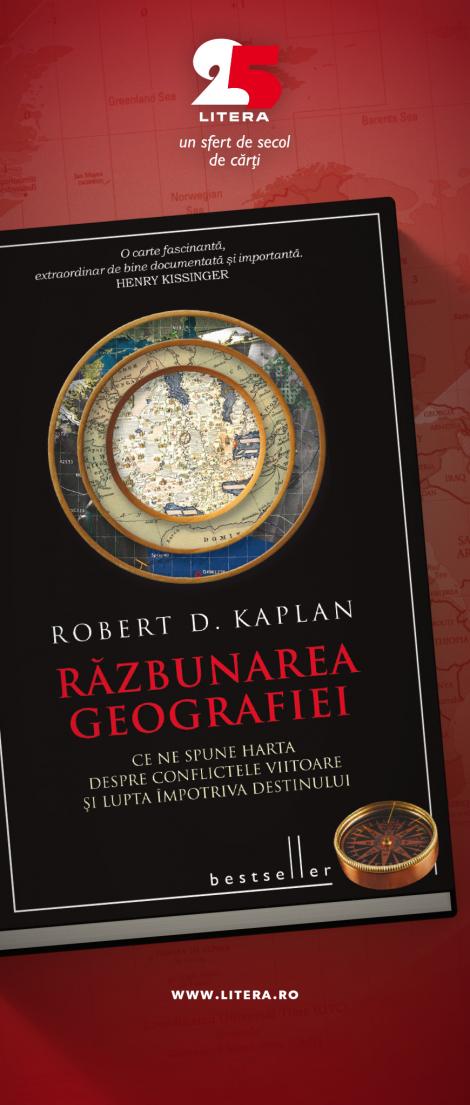 Robert D. Kaplan vine în România pentru lansarea cărții  "Răzbunarea geografiei"