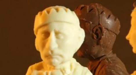 Figurile de ciocolată cu chipul lui Putin, scoase la vânzare în Ucraina