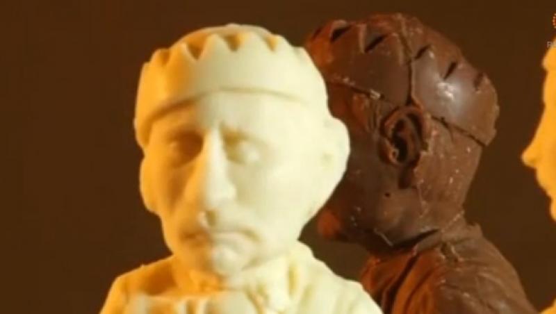 Figurile de ciocolată cu chipul lui Putin, scoase la vânzare în Ucraina