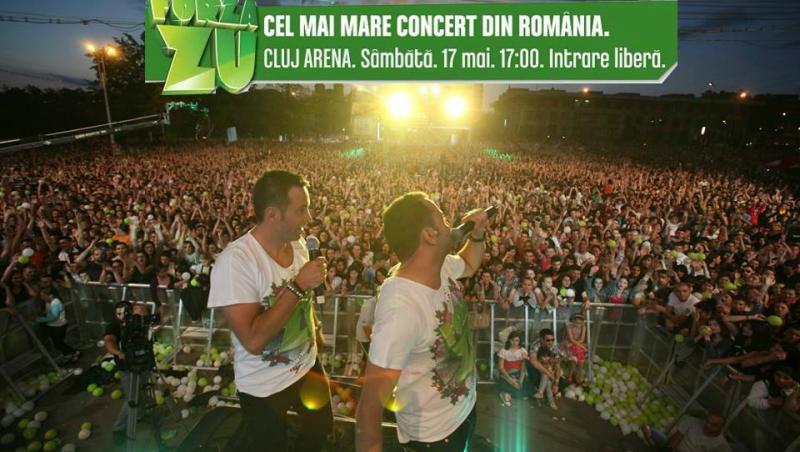 Forza ZU va zgudui în această seară Cluj-Napoca! Spectacolul se vede LIVE pe AntenaPlay.ro!