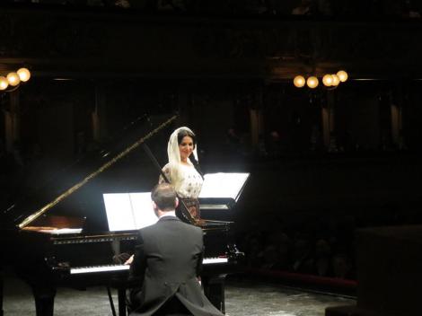Angela Gheorghiu, apariţie de senzaţie pe scena celebrului teatru Scala din Milano