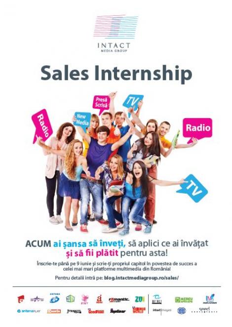 Intact Media Group anunță programul de Sales Internship