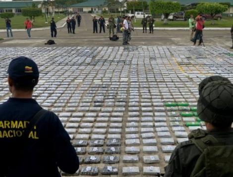 FOTO! Te ia cu ameţeală numai când te uiţi! 2350 de kilograme de cocaină capturate în Columbia