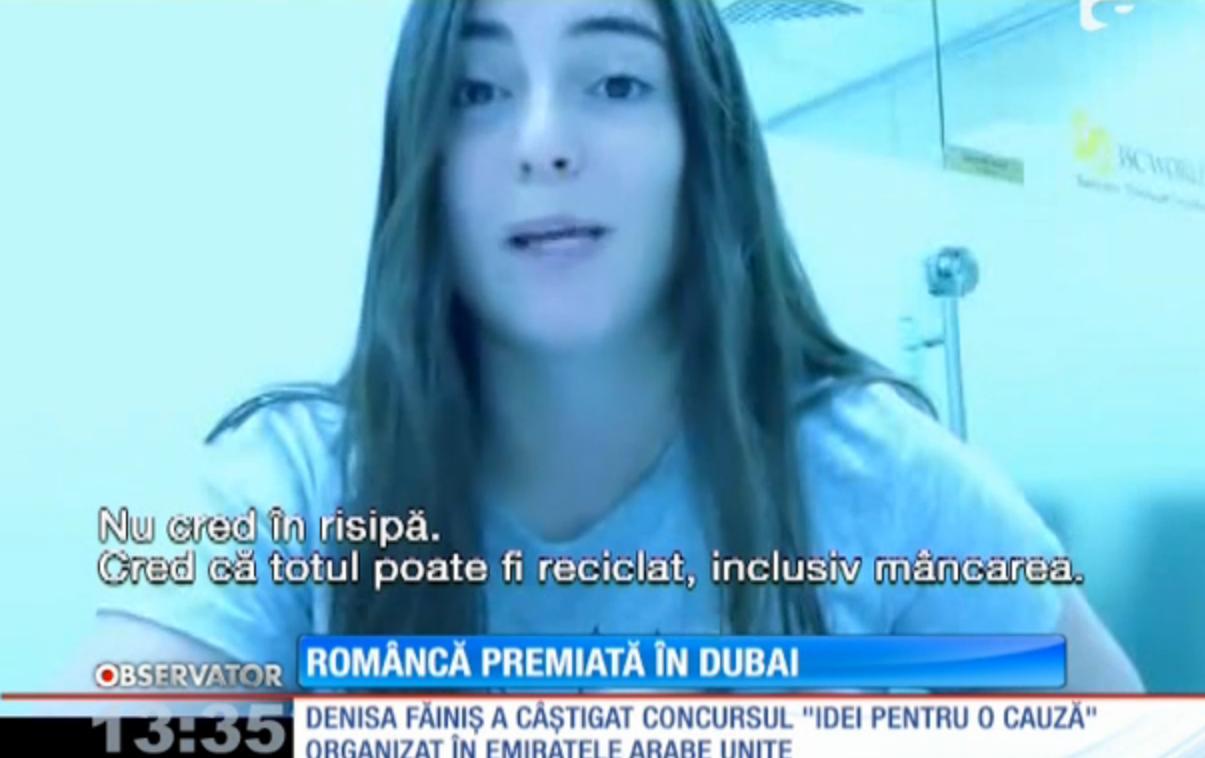 Se poate şi aşa! O rom&acirc;ncă, premiată &icirc;n Dubai pentru o idee inedită