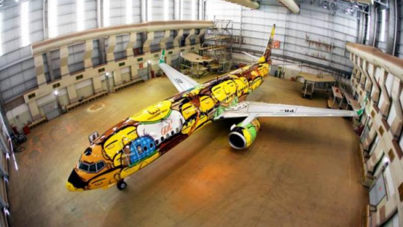 FOTO: Grafitti şi multă culoare! Acesta este avionul Braziliei la Cupa Mondială
