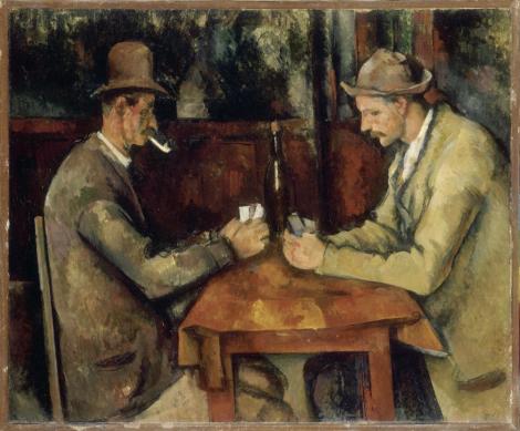 STAI CALM, trage aer în piept și respiră! Tocmai admiri cel mai scump tablou din lume: "Jucătorii de cărți", Paul Cezanne. 273.000.000 $