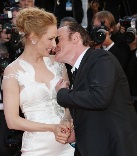 Un nou cuplu la Hollwood! Uma Thurman şi Quentin Tarantino au o relaţie!