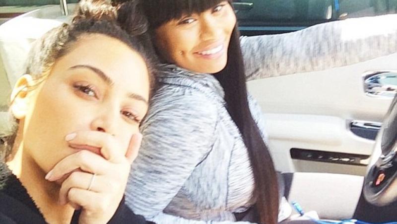 Kim Kardashian şi Blac Chyna, prietena sa