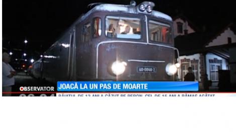 ȘOCANT! Joacă la un pas de moarte, copii electrocutaţi în gara din Dej