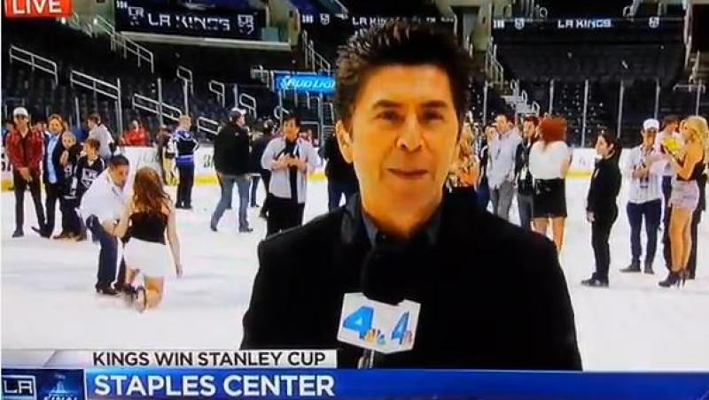 Cronica unui dezastru anunţat: O blondă a intrat pe tocuri la patinoar