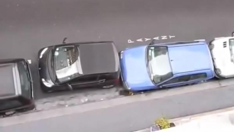 Parcare cum numai "şmecherii" ştiu să facă